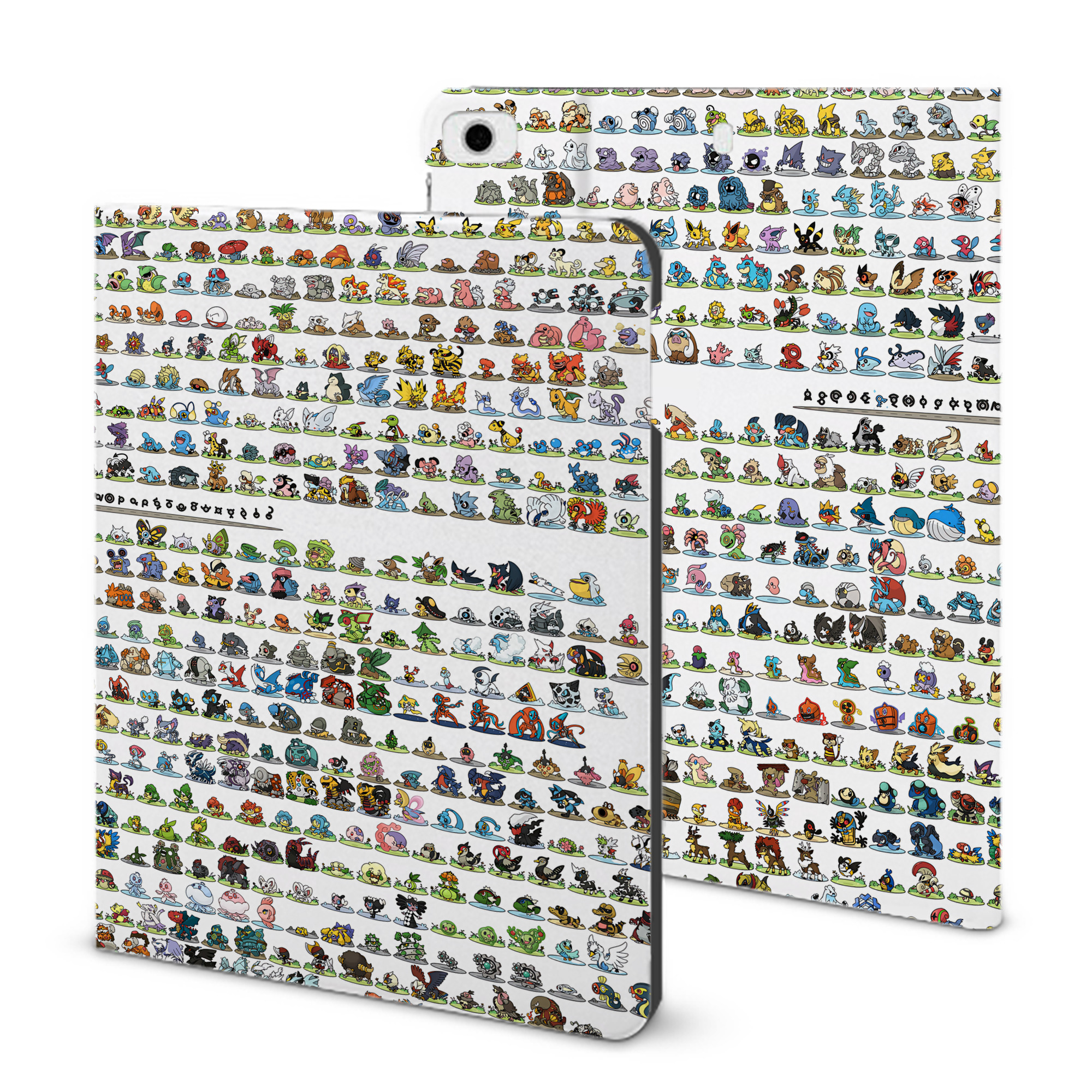 （画像用） ポケットモンスター Pokémon IPad ケース ブック型 PUレザー TPU 耐衝撃 軽量 薄型 ペン収納なし 全面保護 IPad 各モデル対応